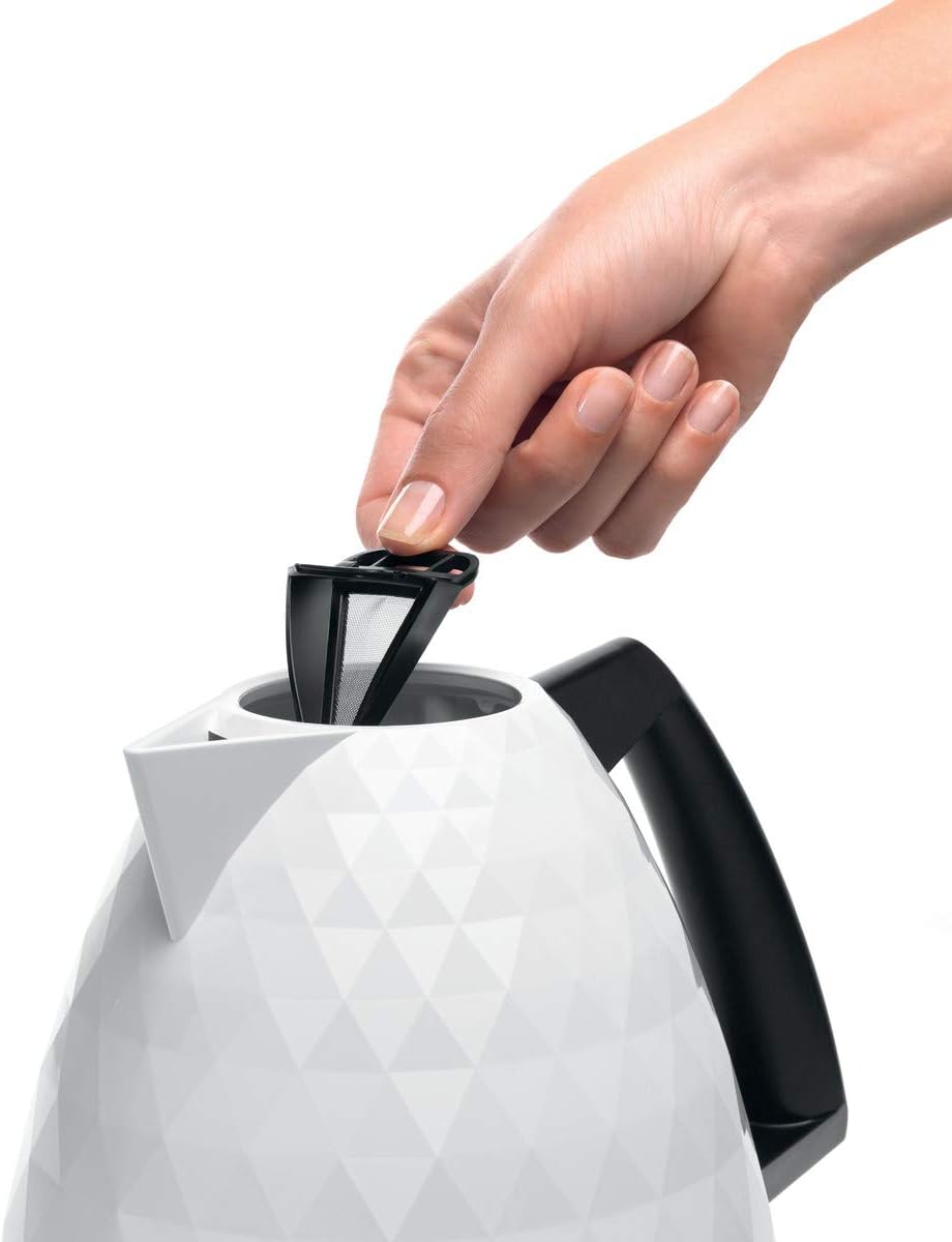 DeLonghi KBJ 2001.W Wasserkocher, weiss