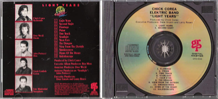 Light Years, Audio-CD