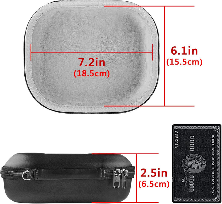 Geekria Tasche Kopfhörer, Schutztasche für Headset Case, Hard Tragetasche,Hard Shell Carrying Case/H