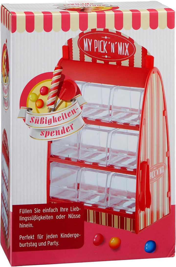 Cepewa Süssigkeitenspender Retro Süssigkeitenautomat mit Zange Weingummi Spender 50er Jahre Fruchtgu