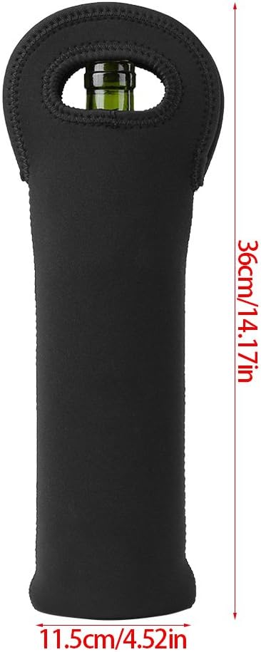 3 Stück Neopren Schutzhülle Isolierte Hüllen Reisetaschen für Wein Bierflaschen Getränke Sport Trink