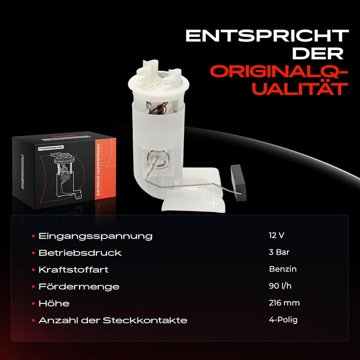 Kraftstoffpumpe Benzinpumpe für Saxo S0 S1 106 II 1 1.1L 1.4L 1.6L Benzin 1996-2003 1525H6