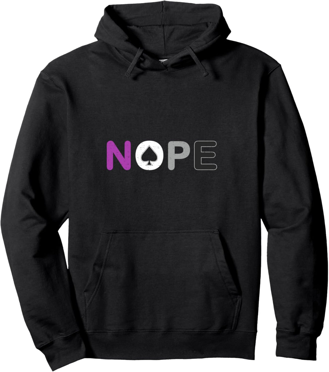 Schwul Homo Outfit LGBT Gay Homosexualität Nope asexual Pullover Hoodie