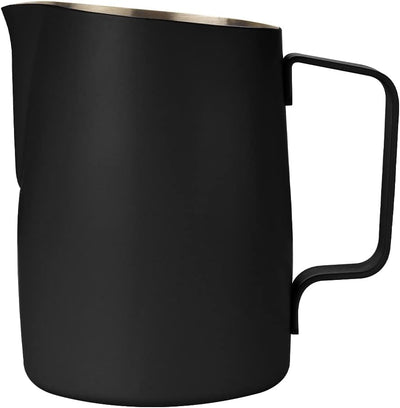 Dianoo Milchaufschäumkrug mit Griff, 600 ml, Edelstahl-Dampfkrug, Espresso-Milchaufschäumer, Tasse f