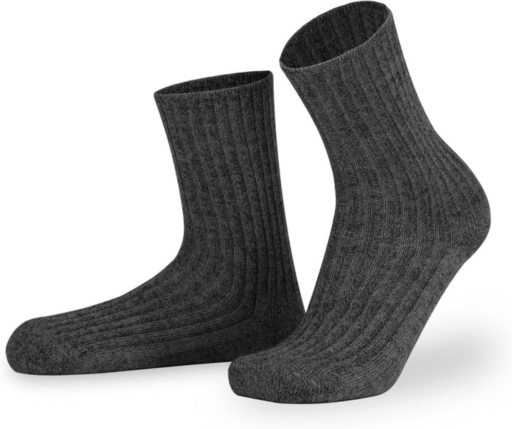 normani 10 Paar Warme Norweger-Arbeitssocken, mit Frotteesohle, 80% Schafwolle, ohne Gummidruck 35-3