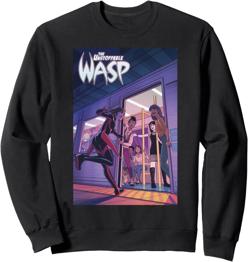 Marvel The Unstoppable Wasp Comic Cover Sweatshirt