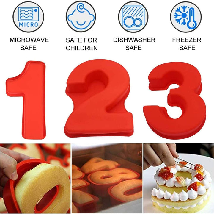 10 Zoll 9 Stück grosse Anzahl Formen Backformen Silikon Kuchenform Anzahl Kuchenformen Dosen 25,4 cm