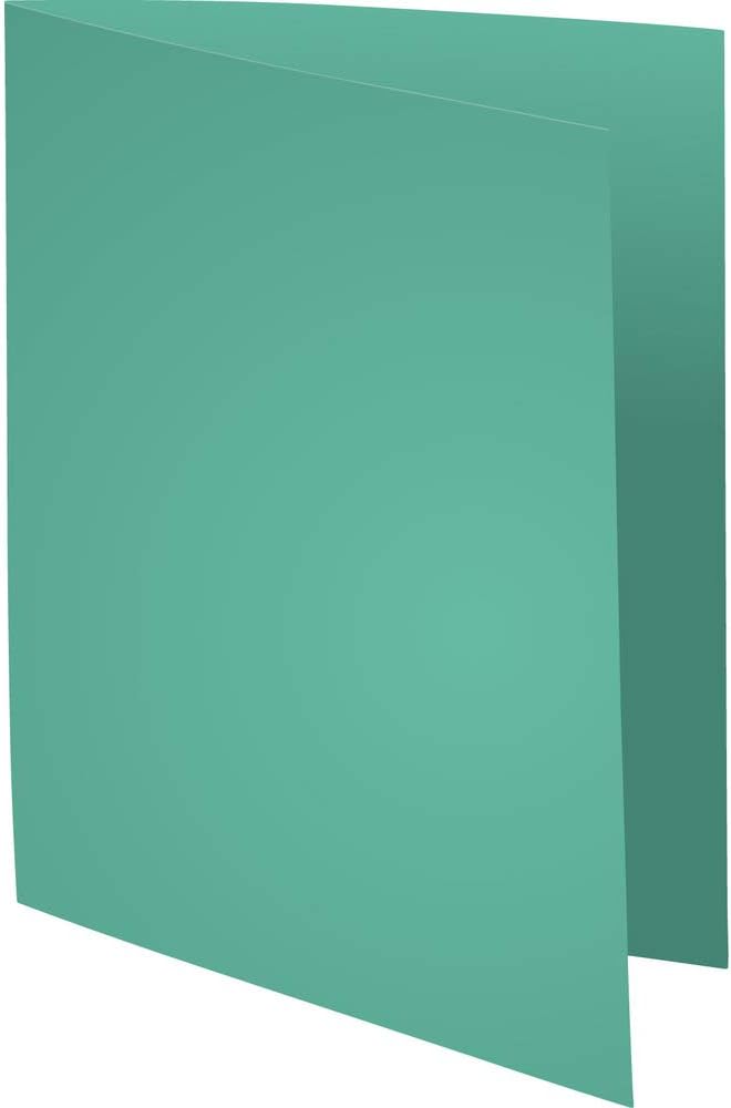 Exacompta 340004E Packung mit 100 Aktendeckel Super, 180g, ideal für Archivierung, 1 Pack, hellgrün