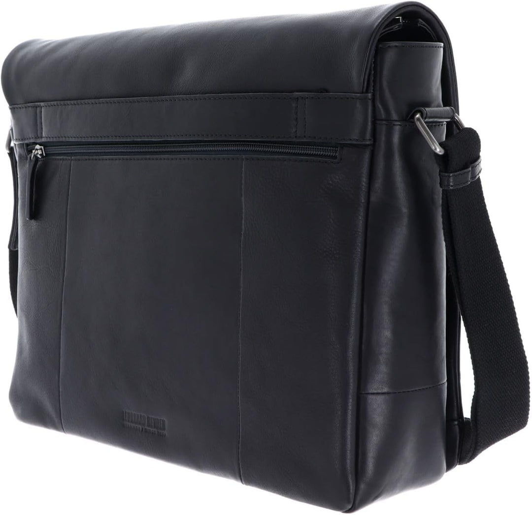Leonhard Heyden Hamburg - Umhängetasche L 13" 38 cm black