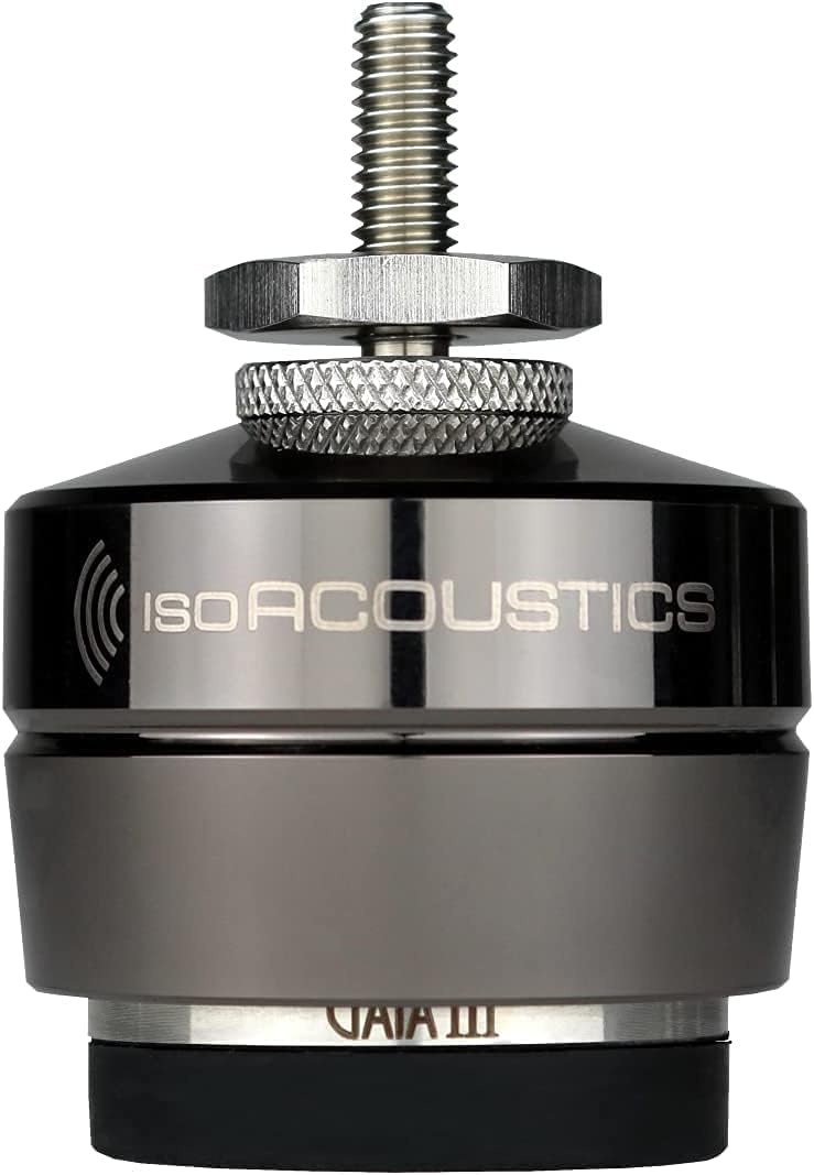 IsoAcoustics Gaia-Serie mit Isolatoren für Lautsprecher und Subwoofer GAIA III, 32 kg max. – 4 Stück