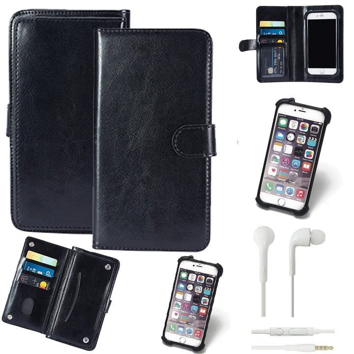K-S-Trade Für Fairphone 4 Hülle 360° Hülle Für Fairphone 4 Inkl. Headphones Schwarz Kunstleder Case