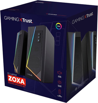 Trust Gaming Lautsprecher für PC GXT 609 Zoxa - Computer Boxen, Lautsprecherset mit 6 Verschiedene R