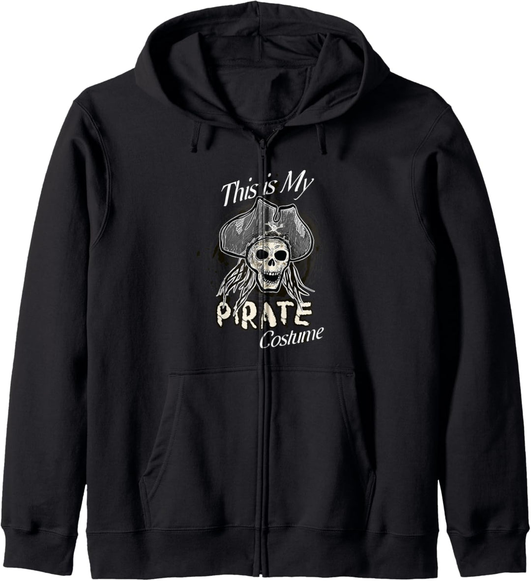 Dieses ist mein Piraten Schädel Kostüm Fun Kapuzenjacke