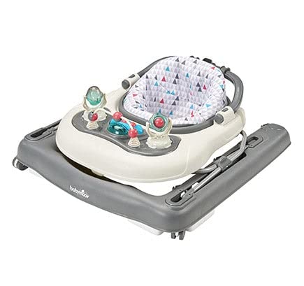 Babymoov 2-in-1 Lauflernhilfe, Gehfrei bis 12 Monate, Lauflernwagen bis 24 Monate, inkl. Spielekonso