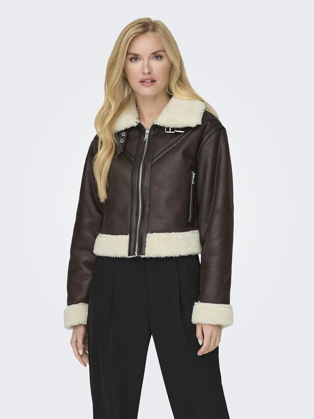 ONLY Female Bikerjacke in Lederoptik ONLBETTY Bikerjacke in Lederoptik, L