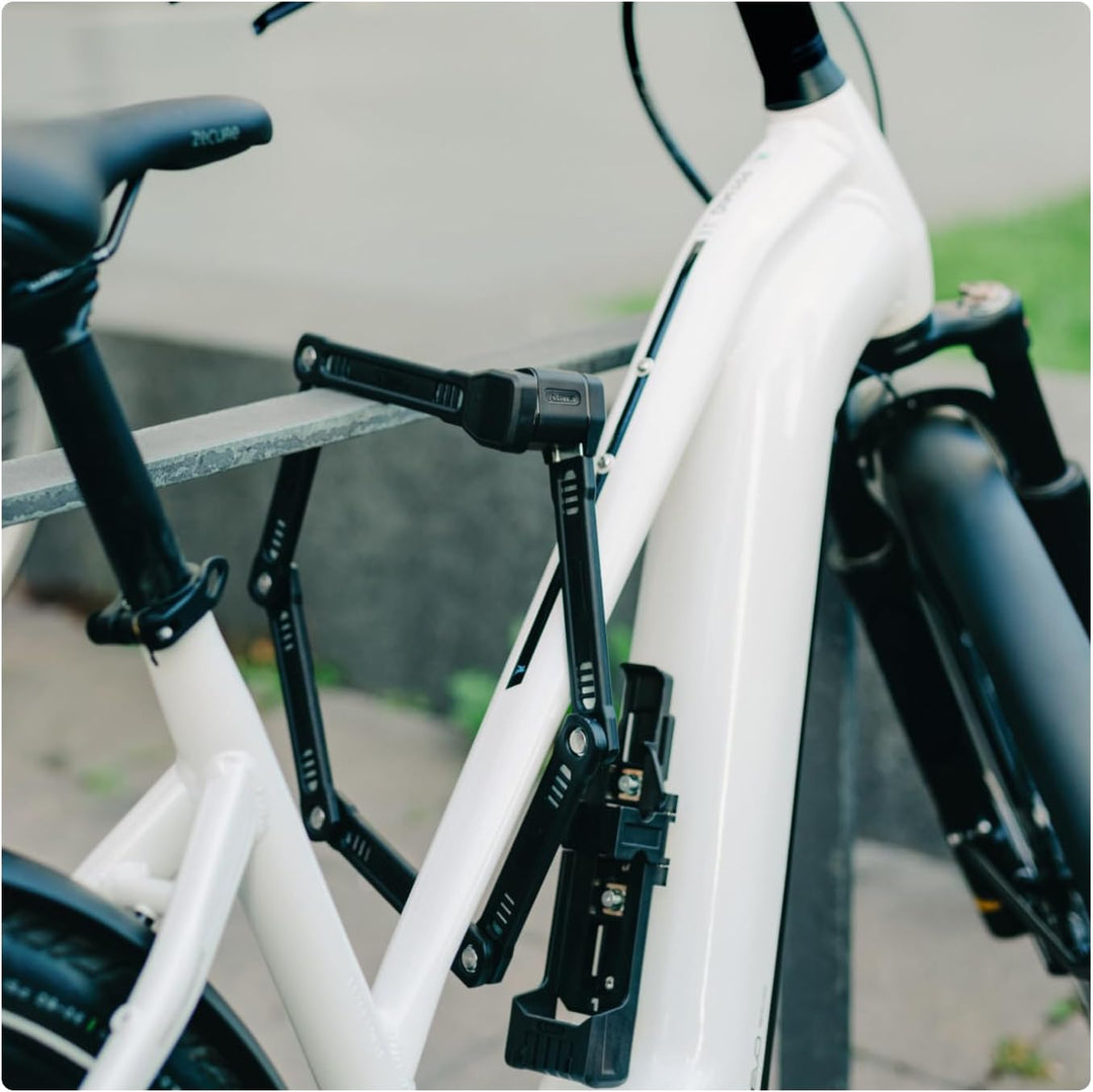 ABUS Faltschloss Bordo 6200K 90 SH - Flexibles Fahrradschloss mit Halterung - Schlosskörper lässt Si