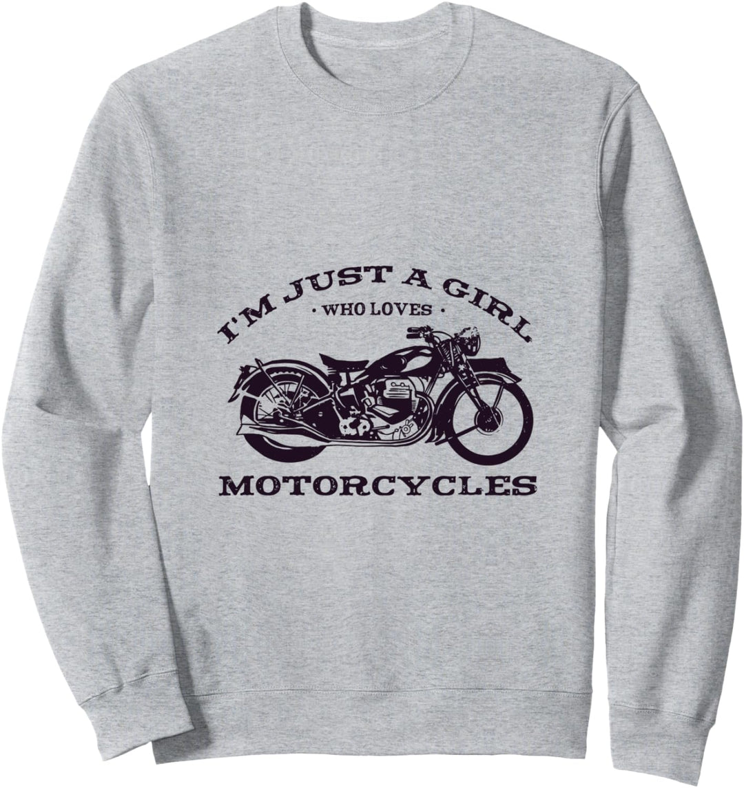 Biker Girl Zitat. Sweatshirt
