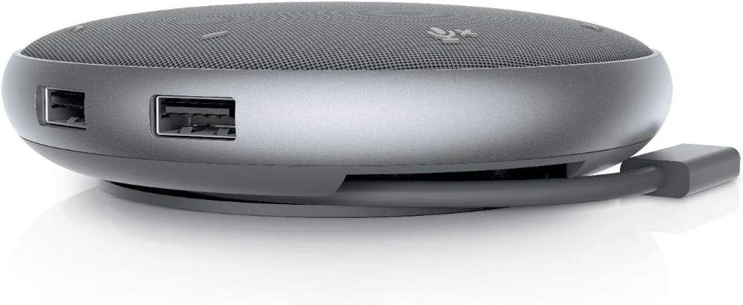 Dell MH3021P, mobiler 6-in-1 USB-C Adapter mit Freisprechfunktion (Anruf beantworten, USB-C 4K bei 6