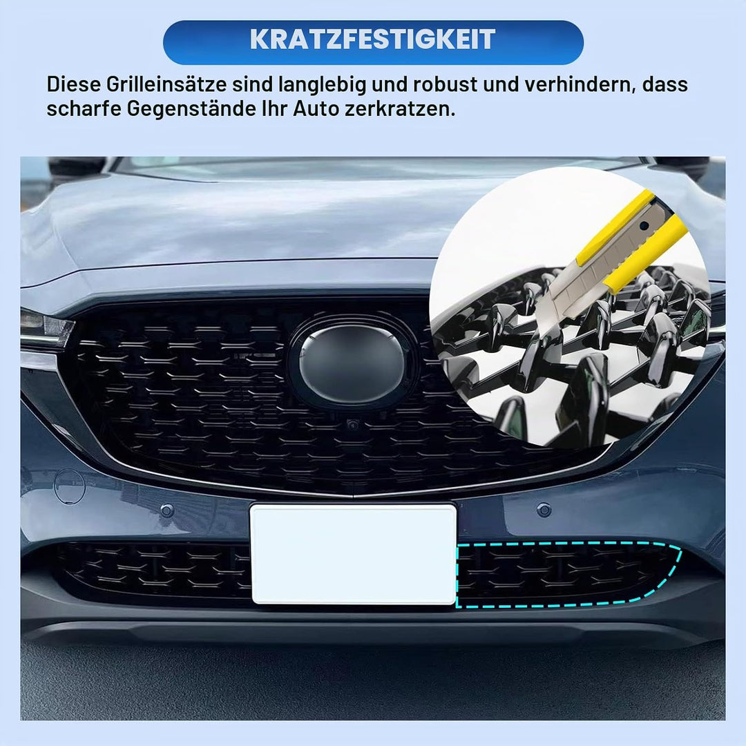 CDEFG Kompatibel mit Mazda CX-5 CX5 2022 2023 2024 facelift Front Kühlergrille Frills Frontstossstan