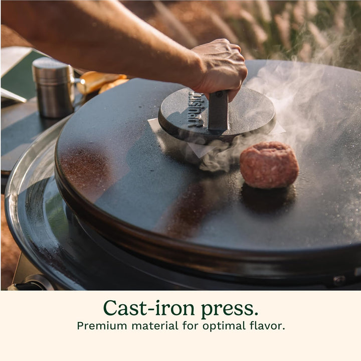 Cuisinart CSBK-400 Burger-Set, Gusseisen Smashed Burger Kit, Gusseisen