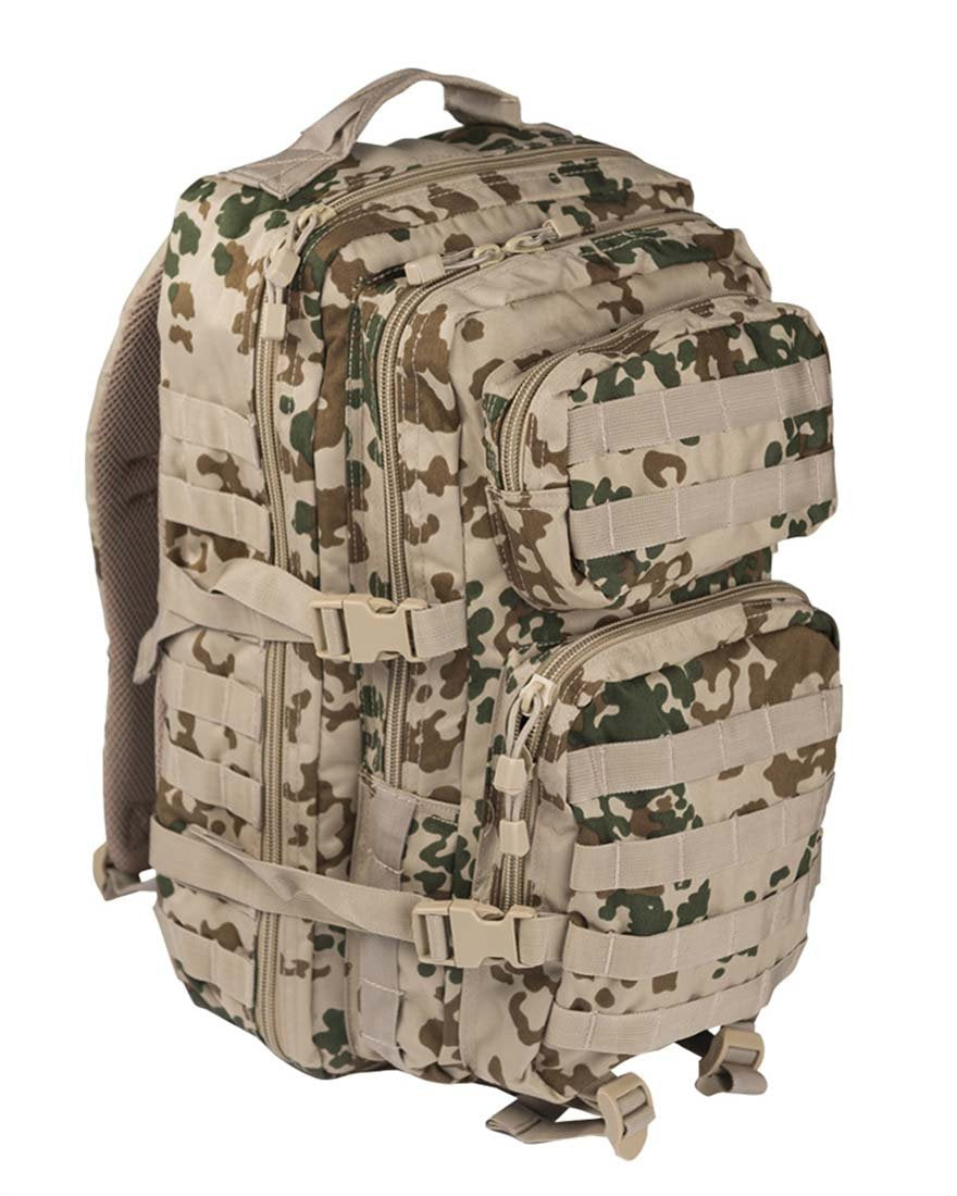 Mil-Tec US Assault Pack Tagesrucksack • Taktischer Militär Rucksack mit MOLLE-System • Kompakter Bun