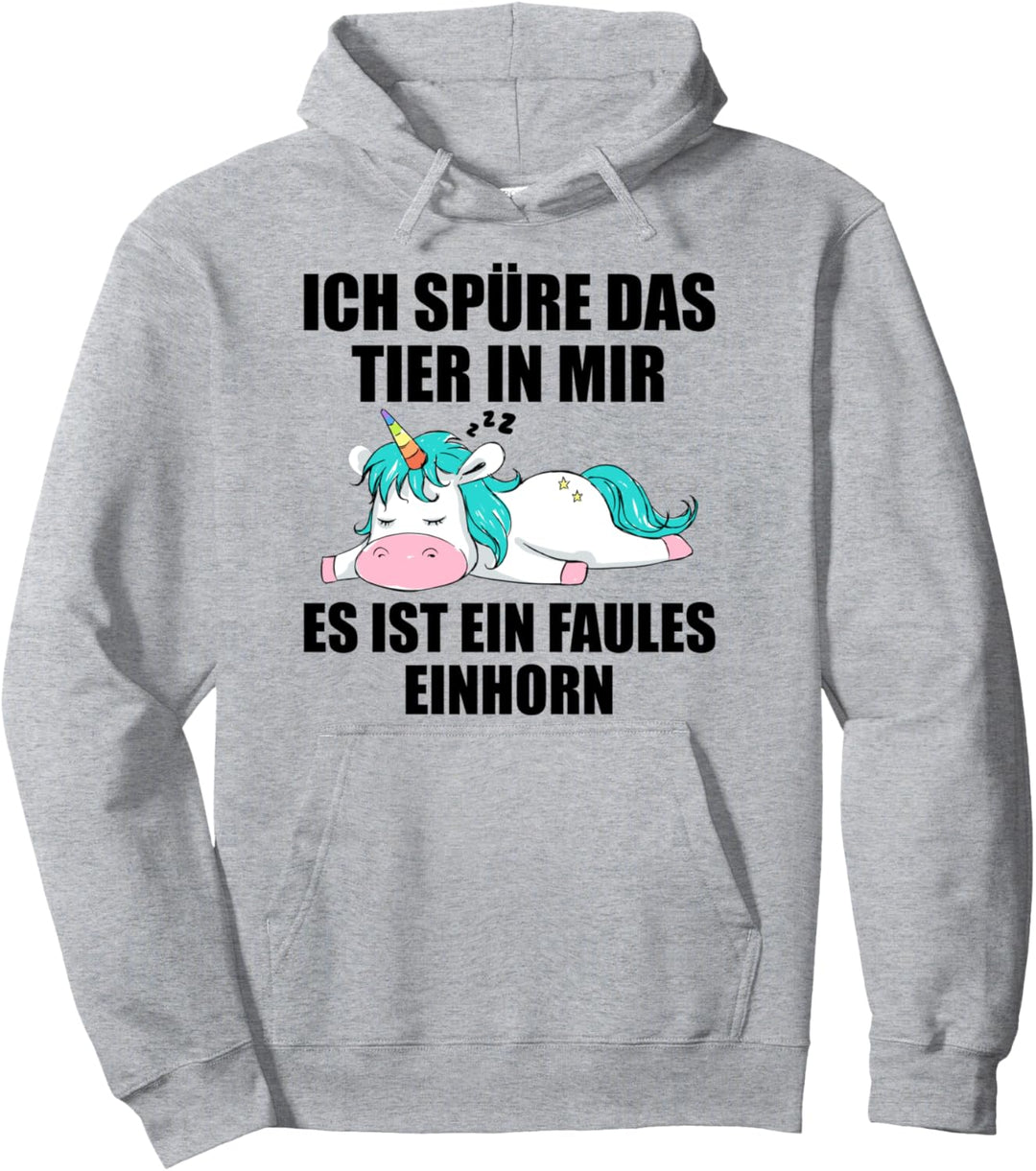 Lustiger Spruch Einhorn Mitarbeiterin Arbeitskollege Büro Pullover Hoodie