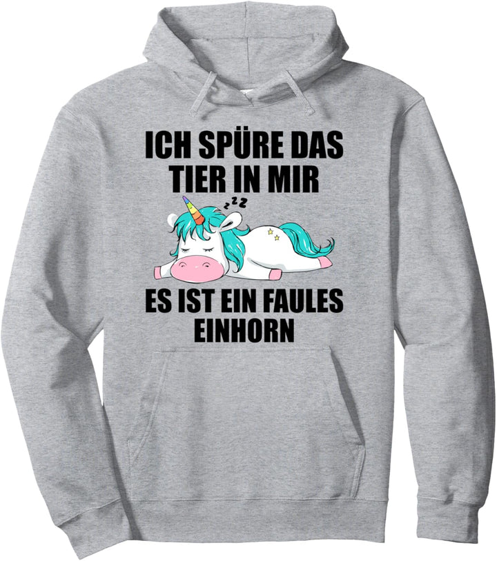 Lustiger Spruch Einhorn Mitarbeiterin Arbeitskollege Büro Pullover Hoodie