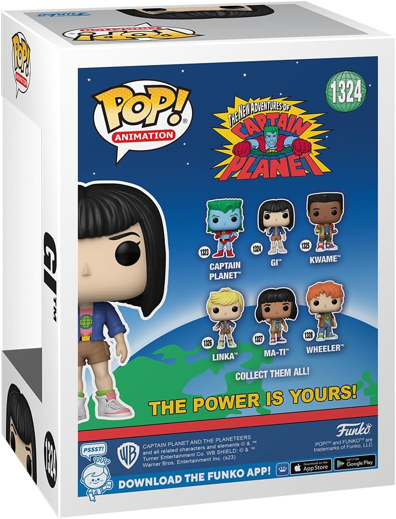 Funko POP! Animation: Captain Planet - Gi - Captain Planet and The Planeteers - Vinyl-Sammelfigur -