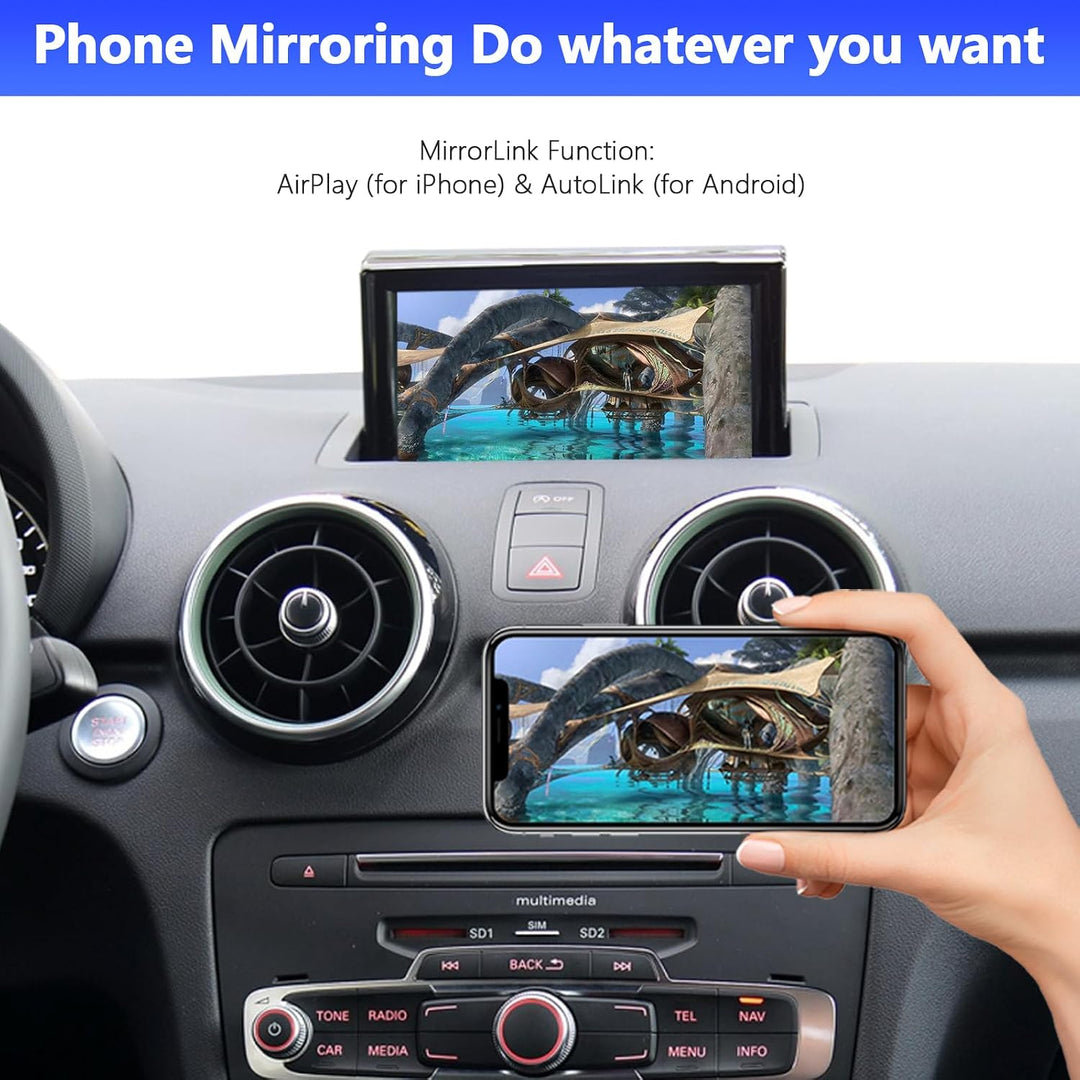 Road Top CarPlay Wireless Modul für Audi A1 2013-2018 Jahr mit RMC System | Wireless CarPlay Android