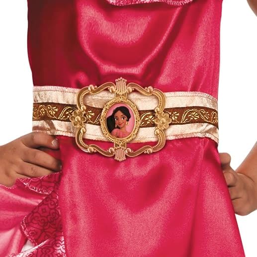 Disguise Elena Adventure Dress Classic Elena of Avalor Disney Costume, Medium/3T-4T, Medium/3T-4T