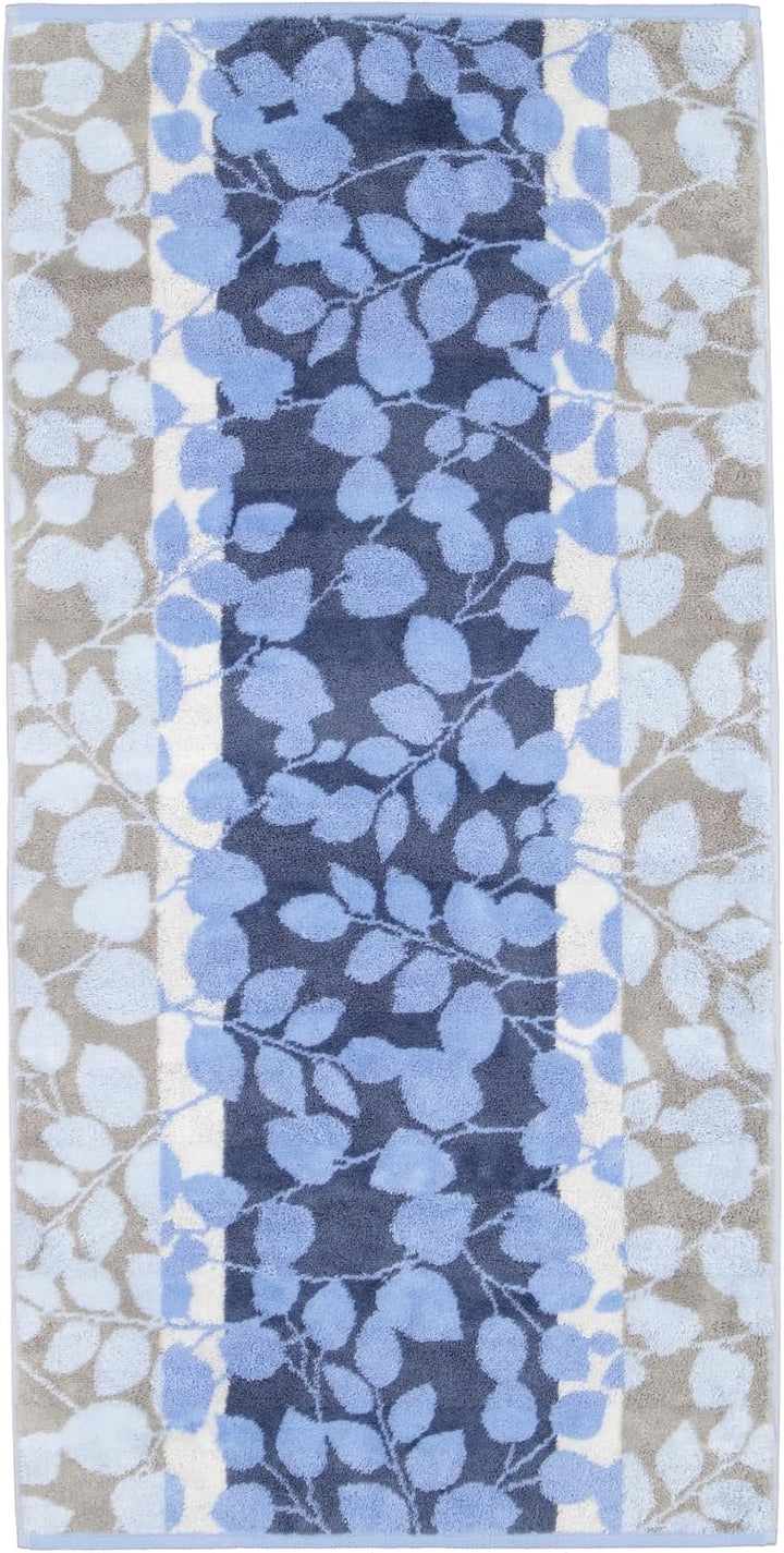 CAWÖ Home Handtücher Noblesse Harmony Floral 1086 Sky - 17 Duschtuch 80x160 cm, Duschtuch 80x160 cm
