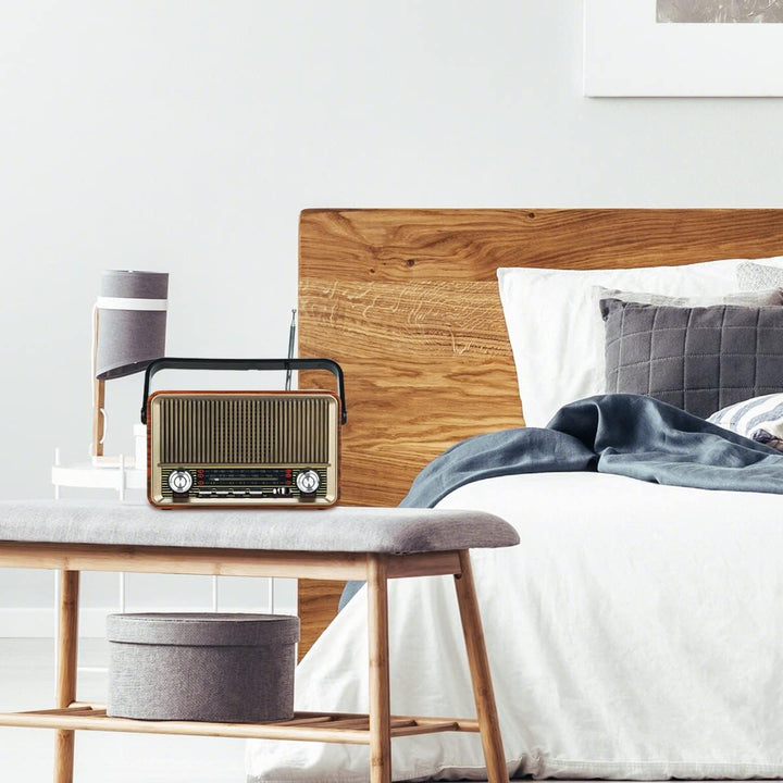 Bluetooth FM AM SW Stereo Radio, unterstützt USB-Disk, USB/TF-Karte, AUX-Buchse – Musik abspielen mi