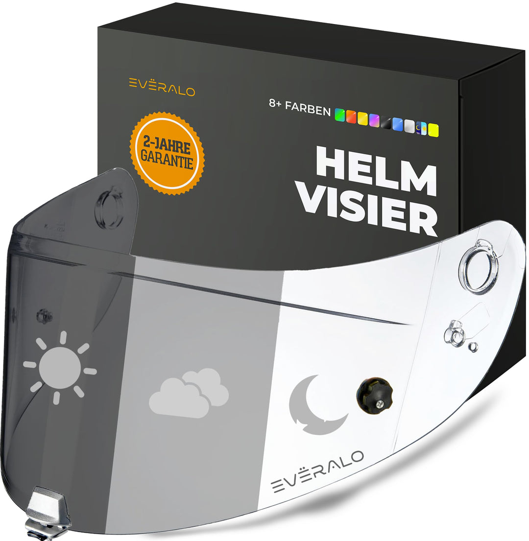 Everalo Kompatibel mit Hjc Rpha 70 Visier - Rpha 11 - Hj26 - Pinlock und Tearoff Ready - Helmvisier