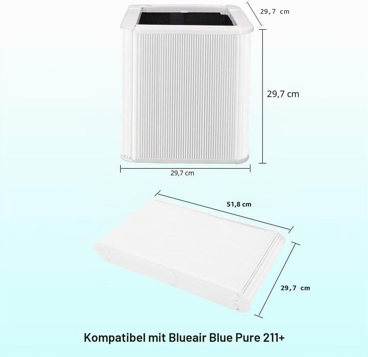 BLUEAIR Ersatzfilter für Blue Pure 221 Air Purifier, Partikel- und Aktivkohle-Filter für optimale Lu