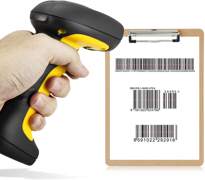 NetumScan Wireless 2D-Barcode-Scanner, wasserdichter und antimikrobieller Barcode-Leser (QR PDF17 Da
