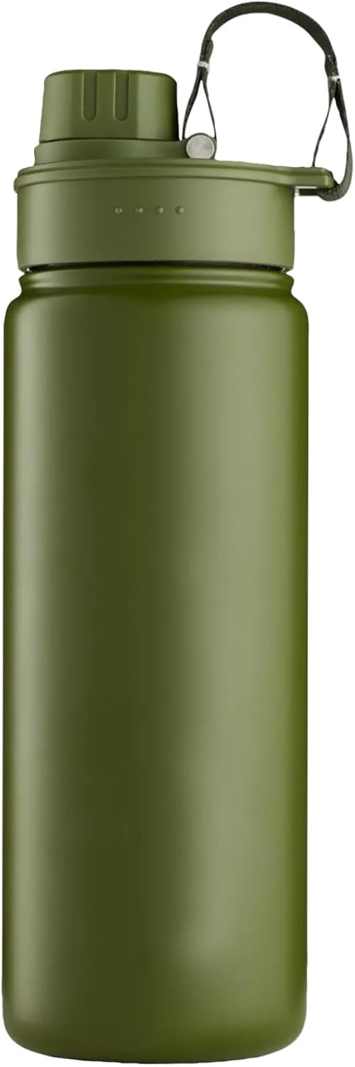 Satch aus Edelstahl BPA-frei 0,5l, Auslaufsicher und Kohlensäure geeignet, für Heisse und Kalte Getr