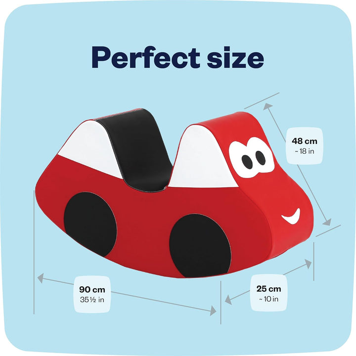 IGLU SOFT PLAY Schaukelpferd Kinder Schaukeltier Baby Schaukelspielzeug Spielzeug (Rot), Rot
