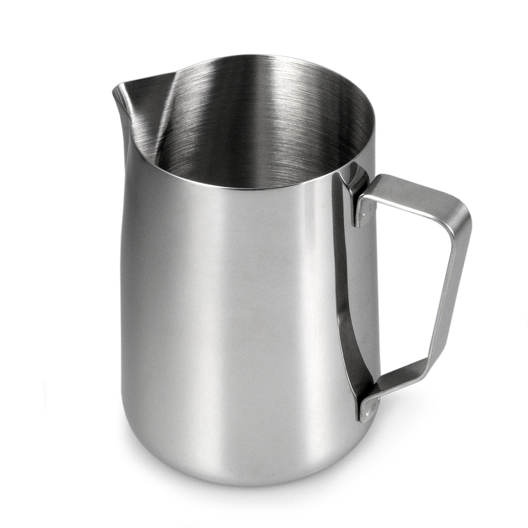 Milchkännchen aus Edelstahl zum Aufschäumen, Milchkanne 900 Milliliter, Milchaufschäumer, Milchschau