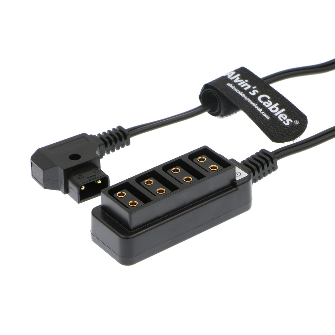Alvin's Cables Dtap Verteiler D-Tap Splitter D-Tap-Stecker auf 4-Port-Dtap-Buchse Stromkabel für V-M