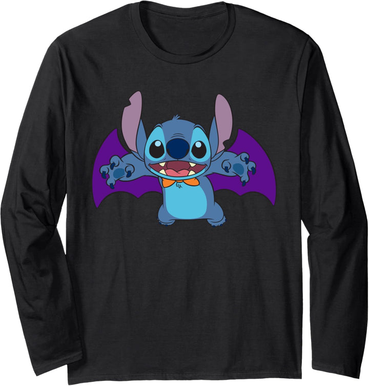 Disney Stitch Halloween Bat Costume Langarmshirt