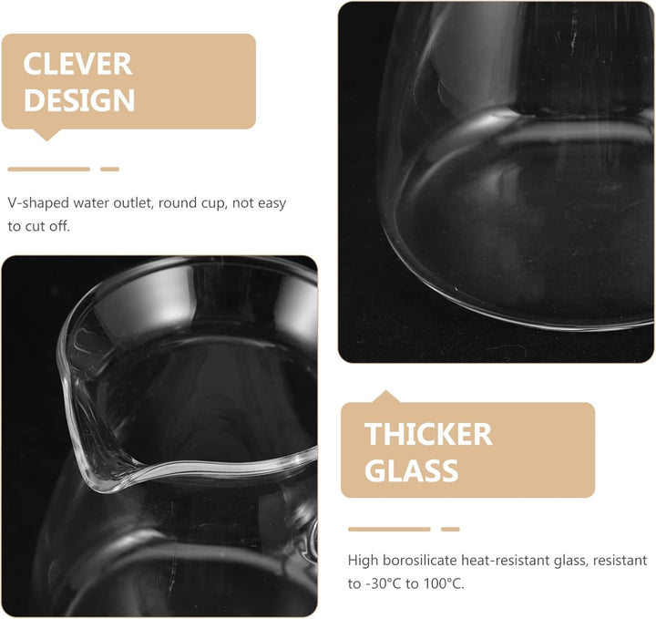 Zerodeko Klassische Türkische Kaffee Milchtopf: Glas Koche Tee Maker Jazzva Cezve Briki Hitzebeständ