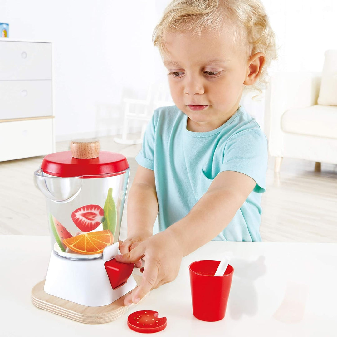 Hape Smoothie-Mixer von Hape| Bunter Smoothie-Mixer mit Bechern und Trinkhalmen