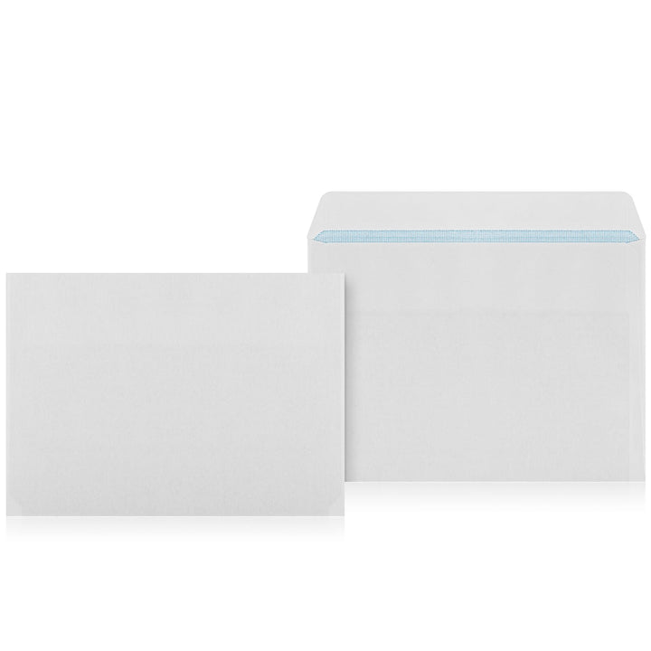 1000 Briefumschläge C6 Weiss, haftklebend, ohne Fenster, 75g/m² | Diskreter Versand, blickdichter In
