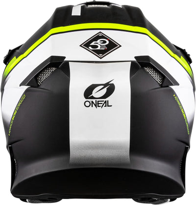 O'NEAL 10SRS Hyperlite Helm, Black/Neon Yellow