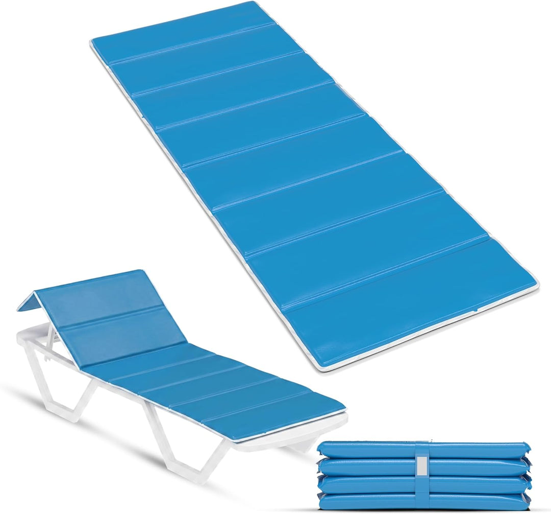 StarK 4in1 Strandmatte Wasserhängematte für Pool und Strand -Faltbare Camping Isomatte 190cm 60cm-Ge