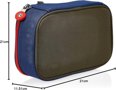 Kipling 50 PENS, Mittelgrosses Federmäppchen für bis zu 50 Stifte, 21 cm, 1 L, Seaweed Green Block S
