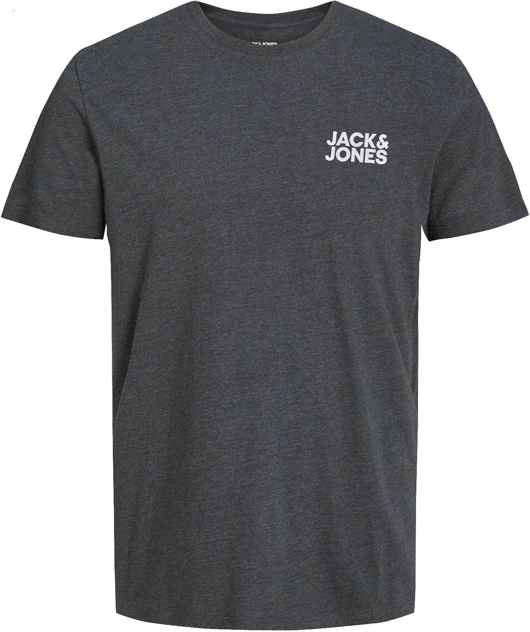 JACK & JONES Herren T-Shirt (3er Pack) M 3er Pack (Grün, Dunkelgrau, Schwarz), M 3er Pack (Grün