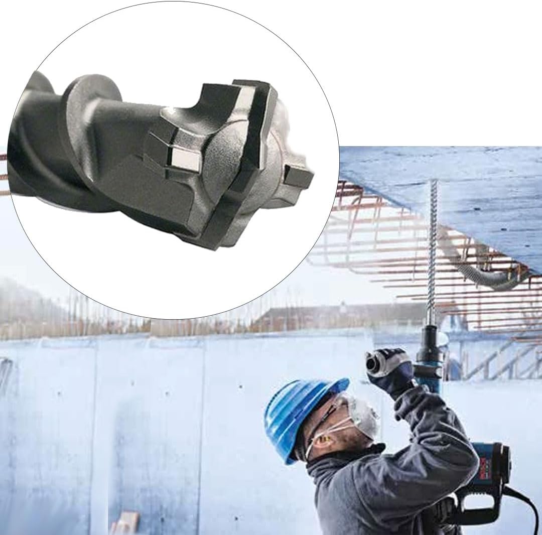 Bosch Professional Hammerbohrer SDS max-8X (Masse 12x200x340 mm, Bohrer für Beton und Normalbeton) 2