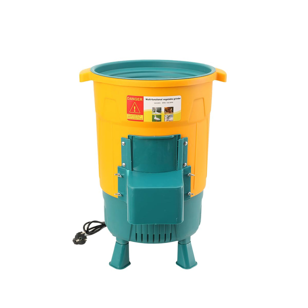 LALABU Gewerblicher Futterhäcksler, 550W 30L Gemüsehäcksler mit 400 kg/h Stündliche Schneidkapazität