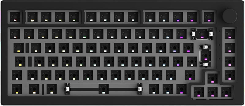 Akko 5075S Mechanische Tastatur Kit, Barebones Gaming Keyboard Wired, Unterstützt QMK/VIA Programmie